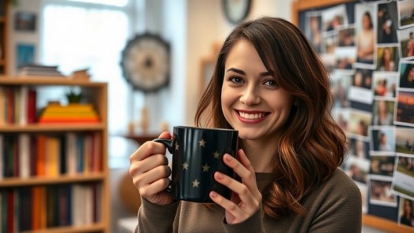 Woman discusses podcast subtitle 'Leads Don't Come From Posting'.