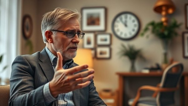 Man advising on how to convert your LLC into an S-Corp in a professional setting.