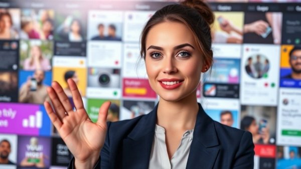 Generate Leads on Instagram for Realtors: Professional woman presents strategy.