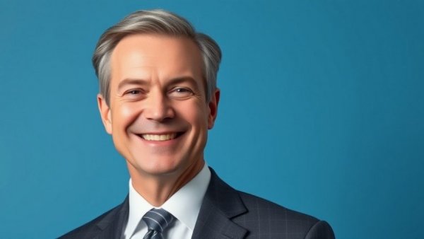Wayne Peacock in a suit smiling for a professional portrait.