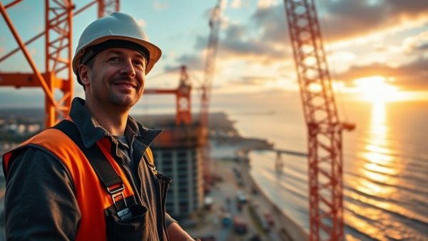 $30 million machine investment insights illustrated by confident worker on crane.