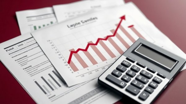 Financial documents and graph for February mortgage rate locks.