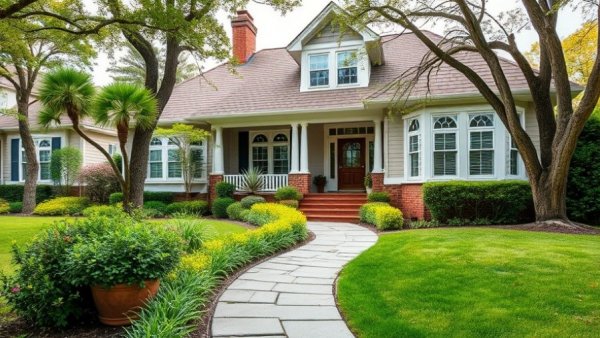 Elegant suburban home highlighting the importance of curb appeal in home sales.