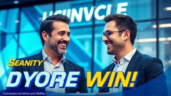 Circle prospecting webinar graphic with two smiling men.