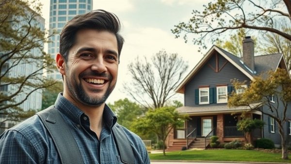 Smiling man illustrating Escape Corporate Rental Property Plan.