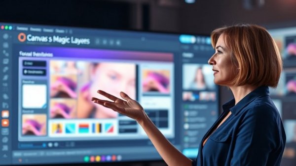 Instructional screen on Canvas Magic Layers for real estate