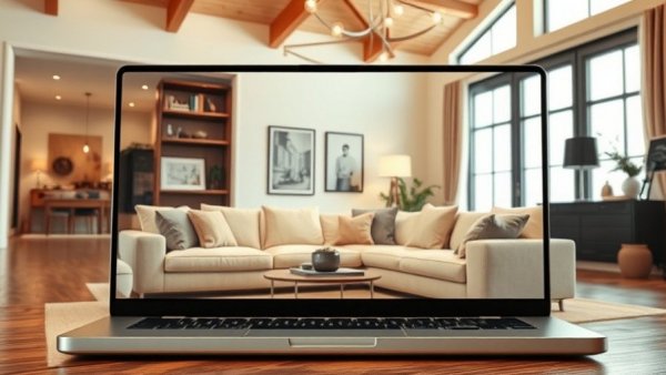 Canva Magic Layers for Realtors showcasing elegant living room design.