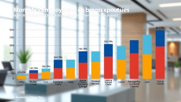 Monthly change in employment by industry, March 2026 job growth statistics
