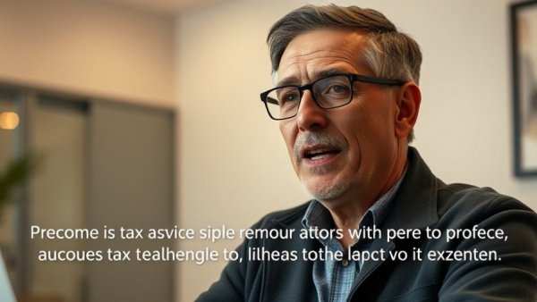 Middle-aged man discusses IRS audit selection process.