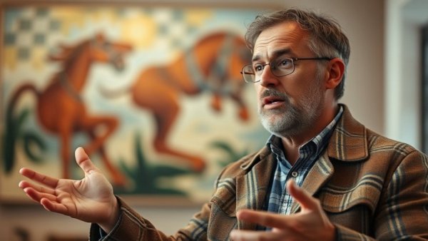 Middle-aged man discussing how to fix your LLC's privacy indoors.