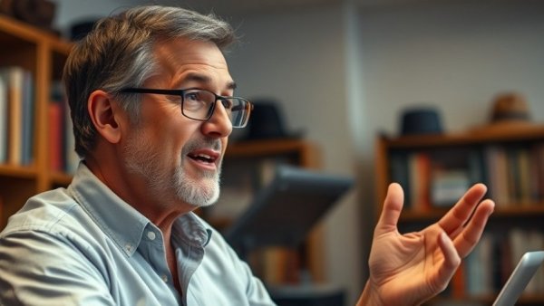 Preparing Your Business for AI Agents: Man discussing AI strategy