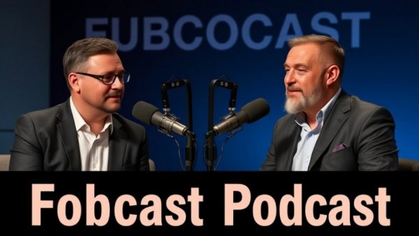 Podcast hosts discussing 'How to run a $100M real estate business'.