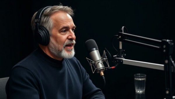 Man in podcast setting discussing the power of reciprocity.