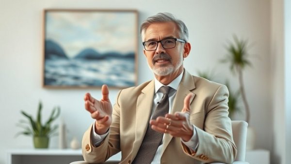 Middle-aged man in beige suit discussing tax loophole for W2 high-earners.