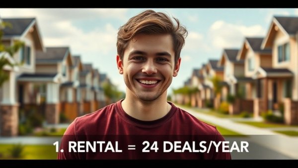 Brett Hunley real estate success illustrated by smiling man and homes.