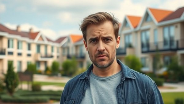 Man highlighting ways to overcome financial stress in real estate.