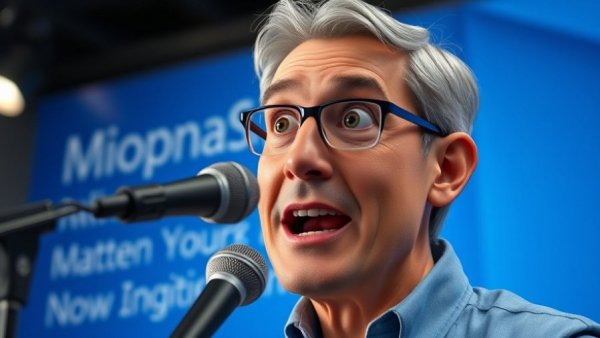 Animated man discusses Mileage Deduction Importance on a blue backdrop.