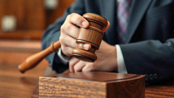 Judge's gavel in action for Rocket Mortgage UWM lawsuit.