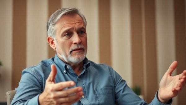 Middle-aged man sharing Roth IRA secrets for high earners in office setting.