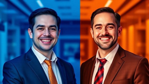 Bright MLS collaboration image with two business professionals.