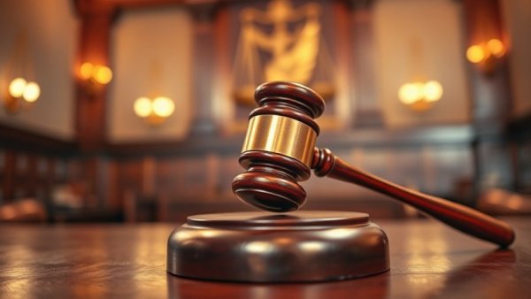 Gavel in pop-art style highlighting legal decision in Florida broker commission dispute.