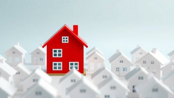 Probate Property Sales As-Is concept with red house model.