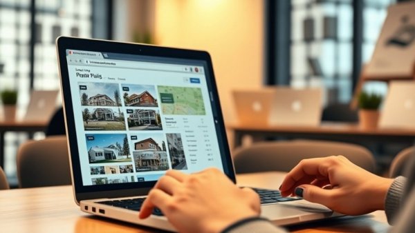 Bright MLS Listings on Google Search shown on a laptop screen.