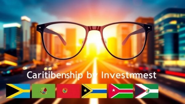 Graphic on Dominica Citizenship by Investment with Caribbean flags.