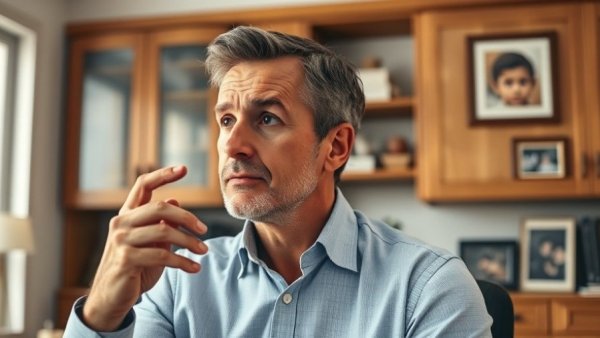 Middle-aged man in office discussing Understanding NOI in Real Estate.