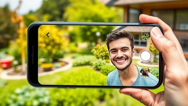 iPhone camera tricks tutorial featuring outdoor scene.