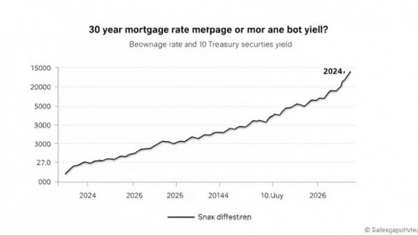 Graph of mortgage spreads and home sales trends.