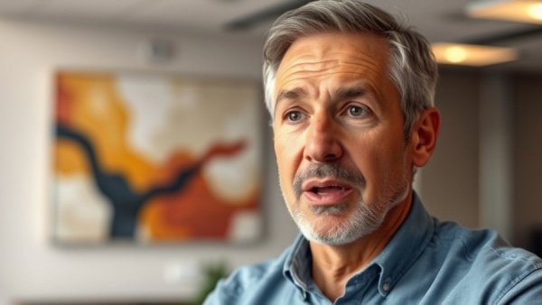 Middle-aged man discusses common mistakes new LLC owners make in a video.