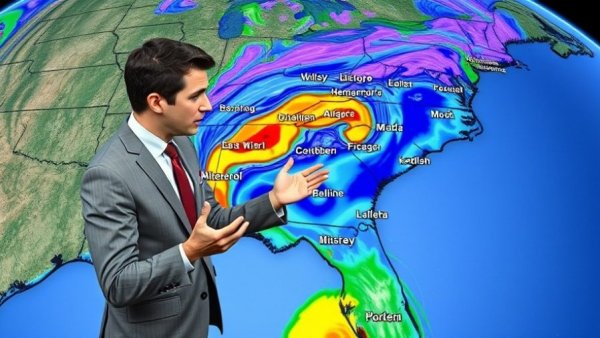 Weather forecast showing heat dome over Central Florida.