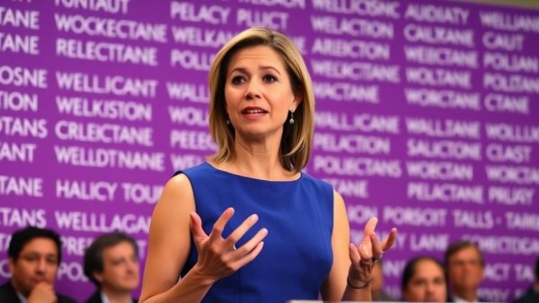 Woman addresses press conference on charitable scams in Venezuela earthquake relief