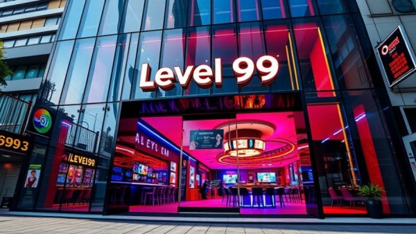Level99 entrance and interior at Disney Springs