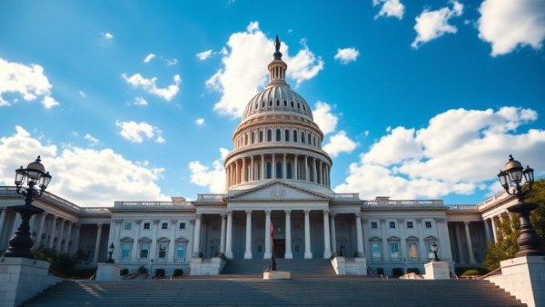 U.S. Capitol building under blue sky, symbolizing 21st Century ROAD to Housing Act.