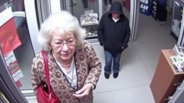 71-y-o among thieves caught on camera with missing purse