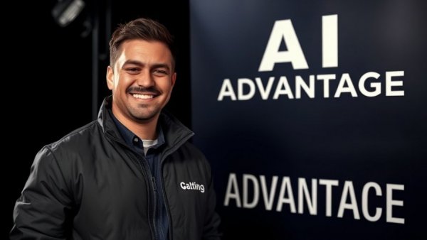 AI Advantage for Real Estate Professionals seminar, confident presenter spotlight