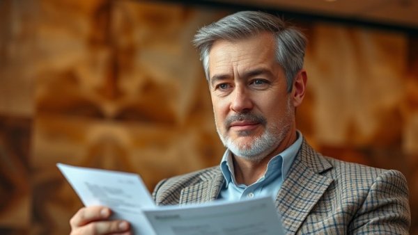 Middle-aged man discussing when you need an employment contract.