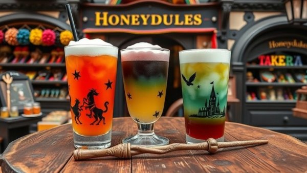 Universal Orlando Wizarding World Harry Potter must-do experiences, featuring drinks and Honeydukes.