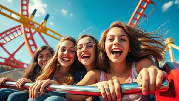 Epic Universe for teenagers: exhilarating roller coaster ride.