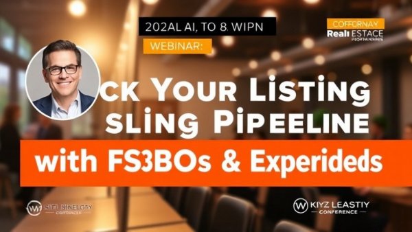 Expired Listings and FSBO Properties webinar banner with expert hosts.