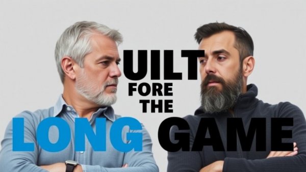 Patience in Real Asset Investment: thoughtful men discussing long-term strategy.