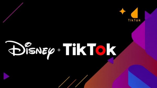 Disney TikTok creator deal announcement graphic