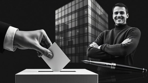 Vishal Garg Better control image: voting, professional, office.