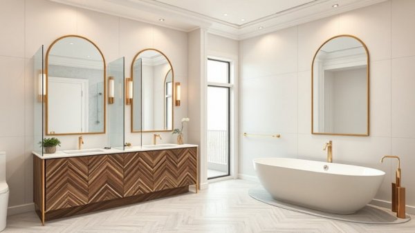 Modern bathroom upgrade in Nashville boosting home value.