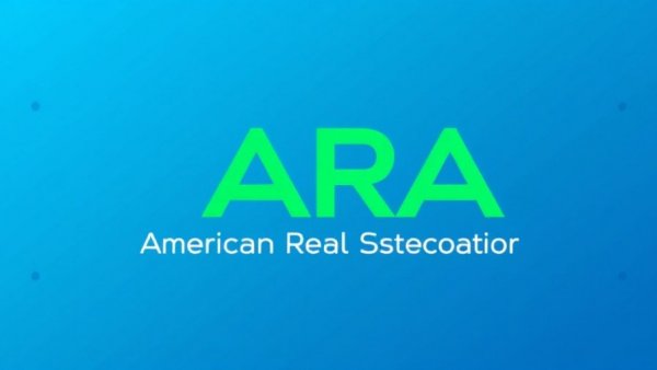 American Real Estate Association logo on blue background.