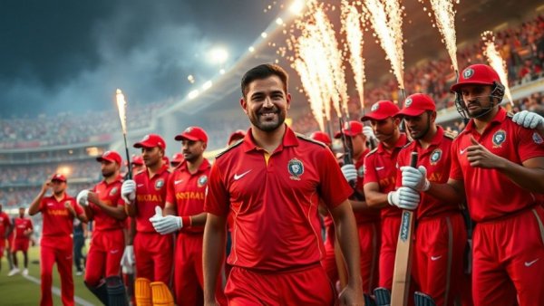 CPL Hall of Fame cricketer walking through guard of honor.