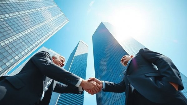 Corporate handshake symbolizing trust in the mortgage trust industry