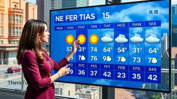 7-day weather forecast with Central Florida heat and humidity.